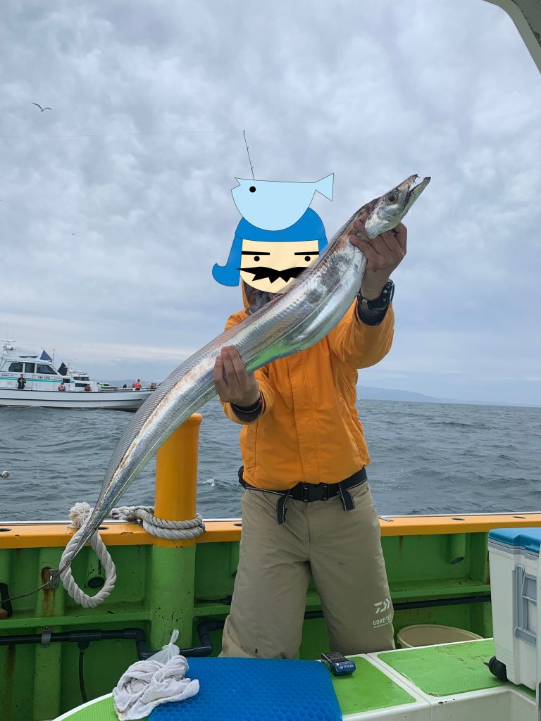 タチウオ（リアル魚拓）元画像