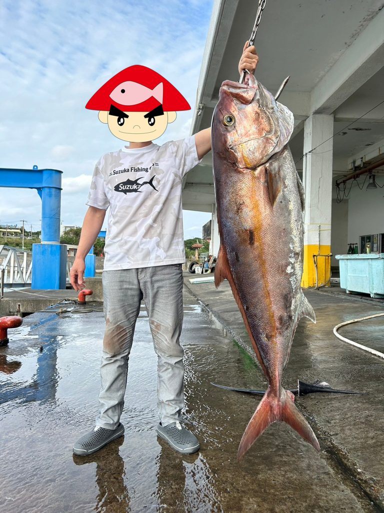 カンパチ(カラー魚拓)元画像